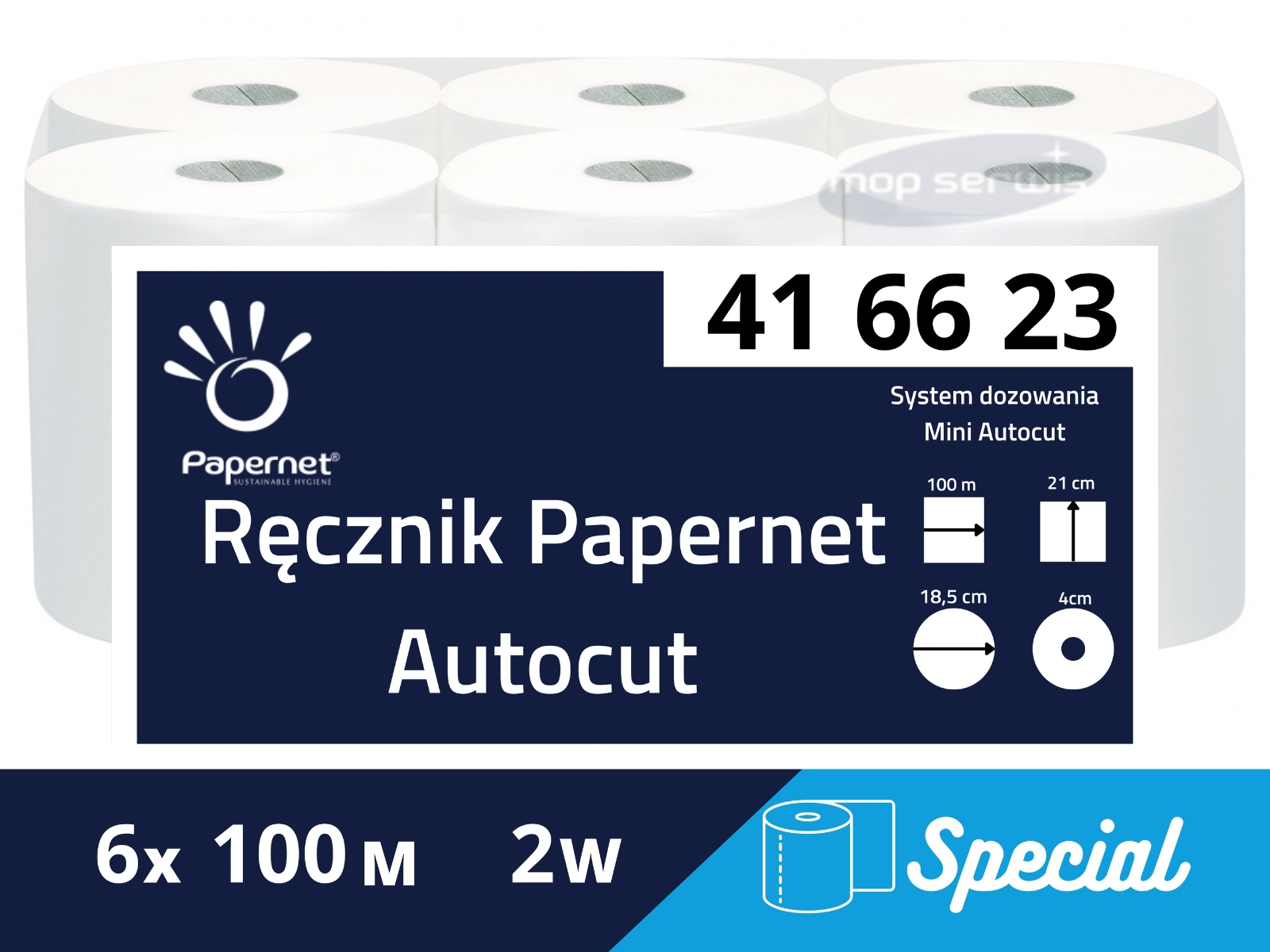 Ręcznik x6 Papernet Autocut 416623 DryT Special 100m